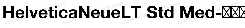 HelveticaNeueLT Std Med字体转换